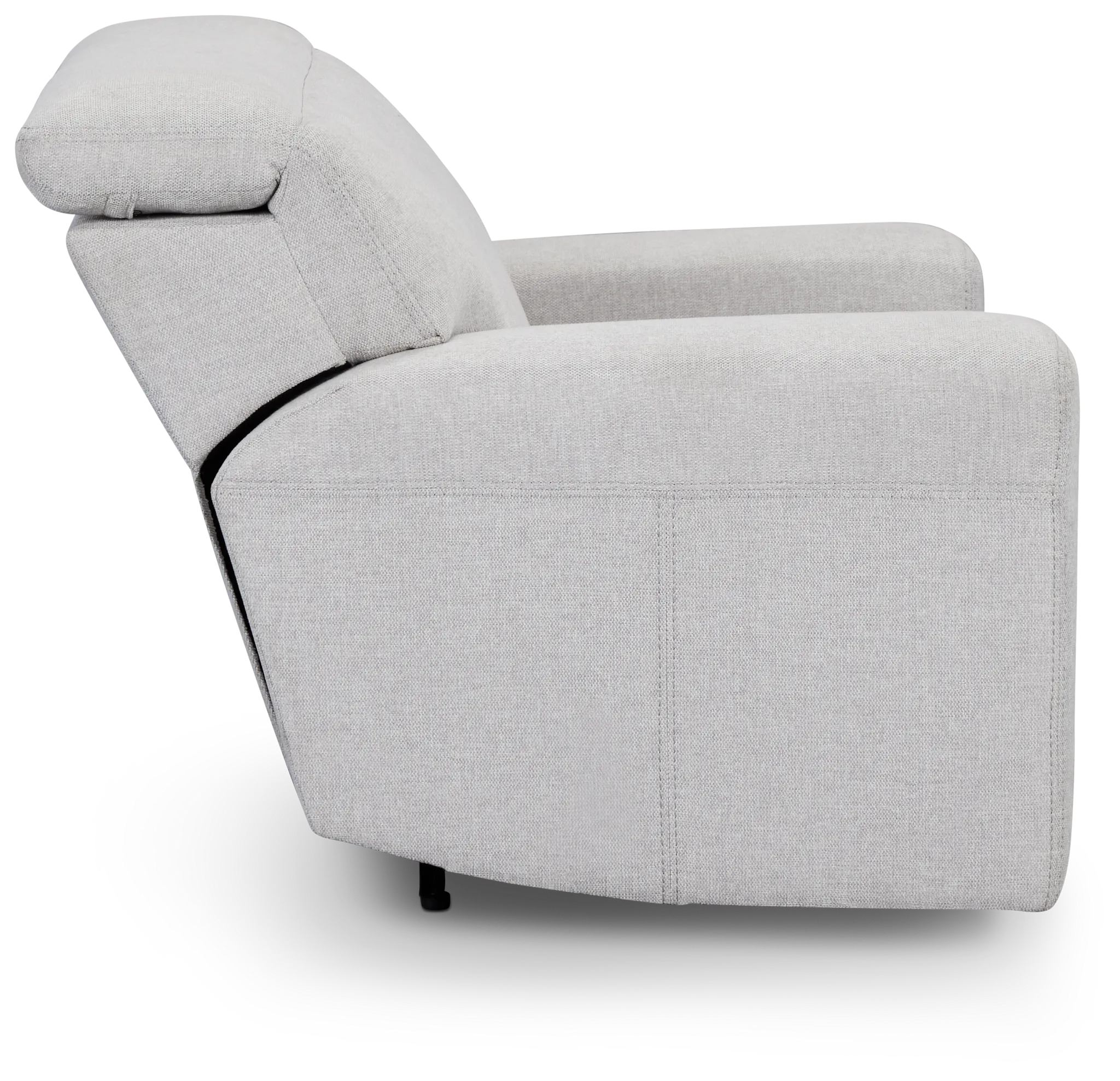 Callum Light Gray Fabric Power Recliner