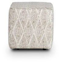 Foster Light Gray Indoor/outdoor Accent Ottoman