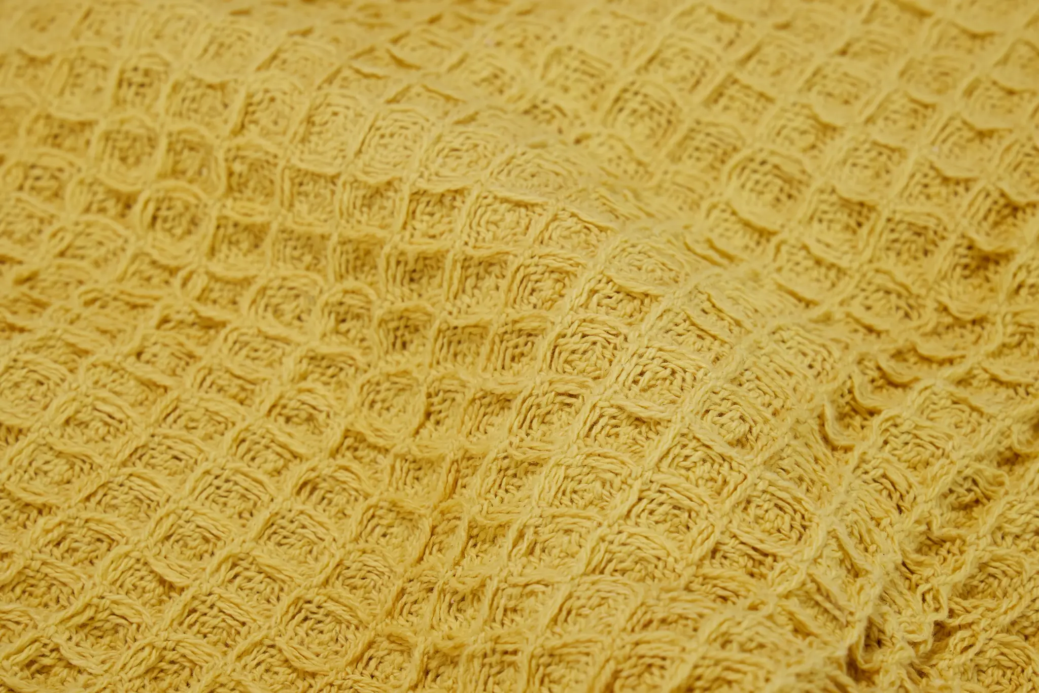 Sunny Yellowcotton 50"x 60" Throw Sunny Yellowcotton 50"x 60" Throw