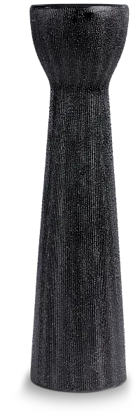 Layland Black Large Candle Holder