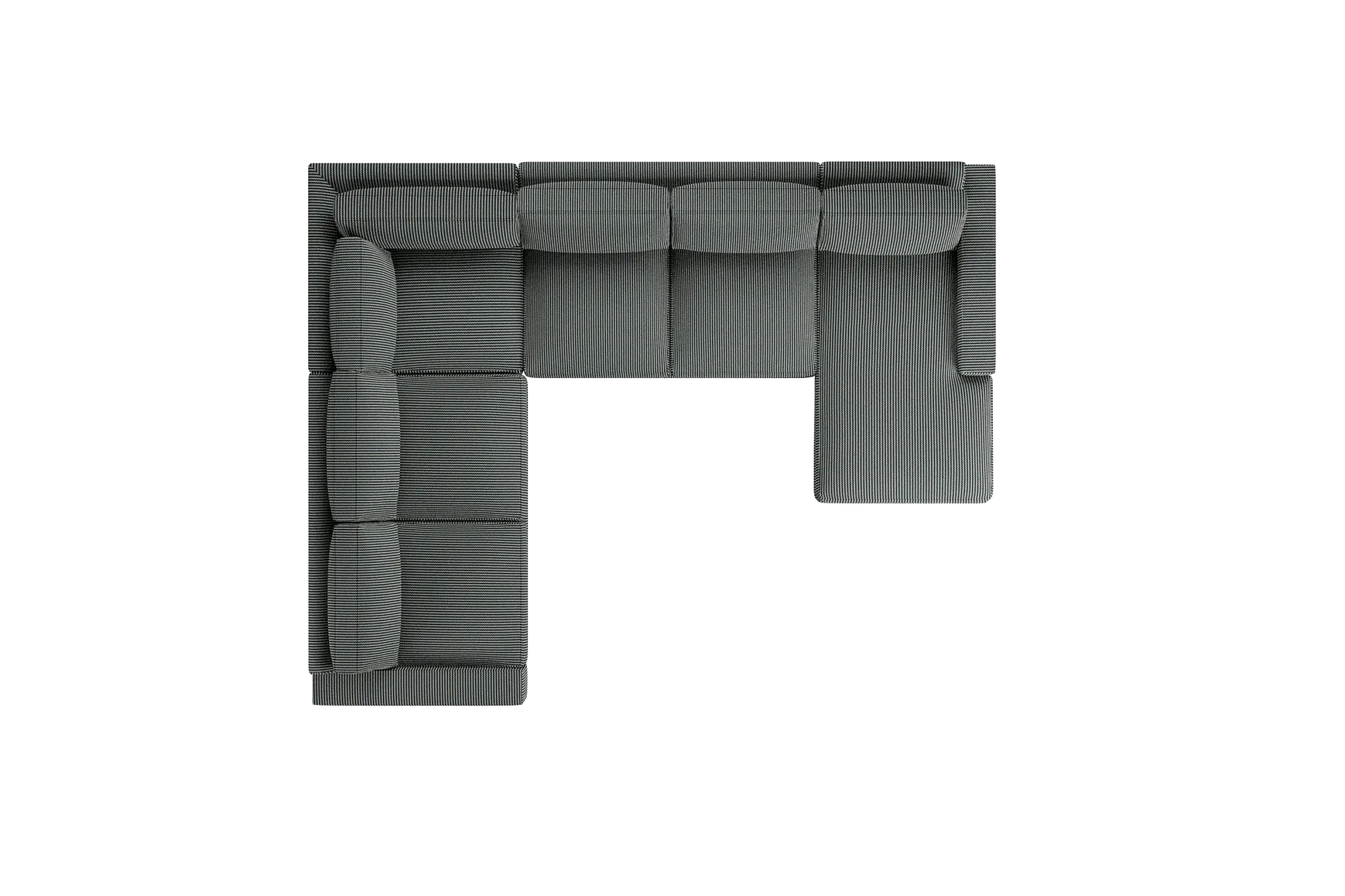 Edgewater Lucy Navy Medium Right Chaise Sectional