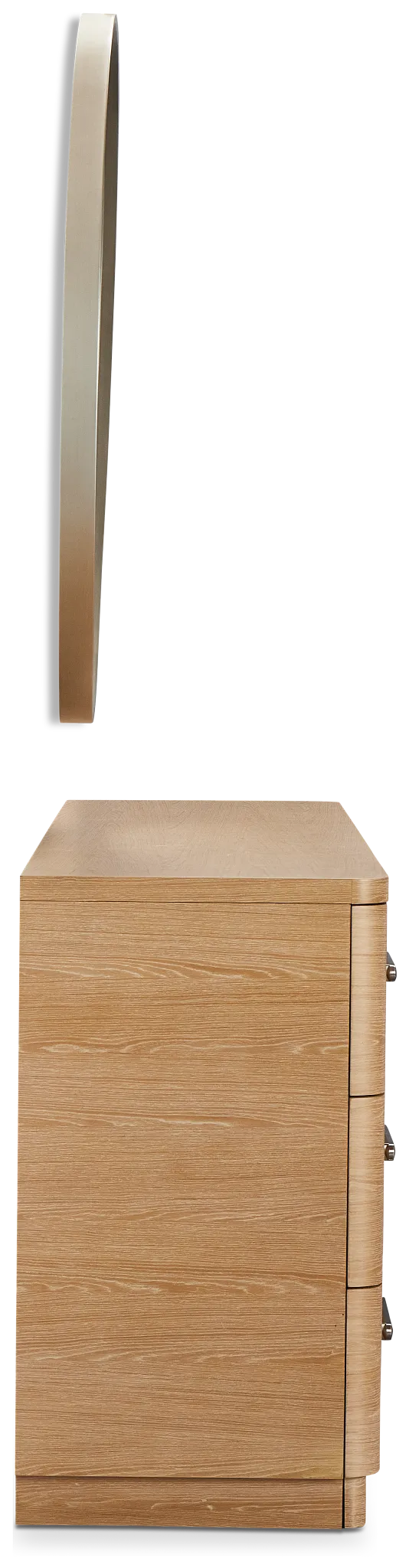 Malibu Light Tone Dresser & Mirror