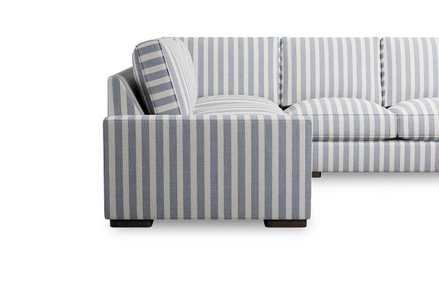 Edgewater Sea Lane Dark Blue Small Two-arm Sectional