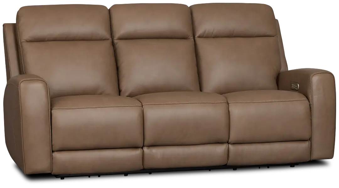 Belmont Dark Brown Lthr/vinyl Power Reclining Sofa Belmont Dark Brown Lthr/vinyl Power Reclining Sofa