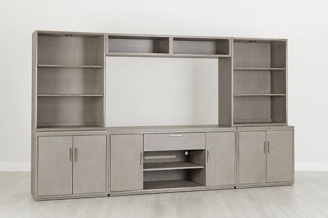 Highline Gray Door Entertainment Wall