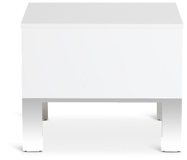 Vancouver White Square End Table