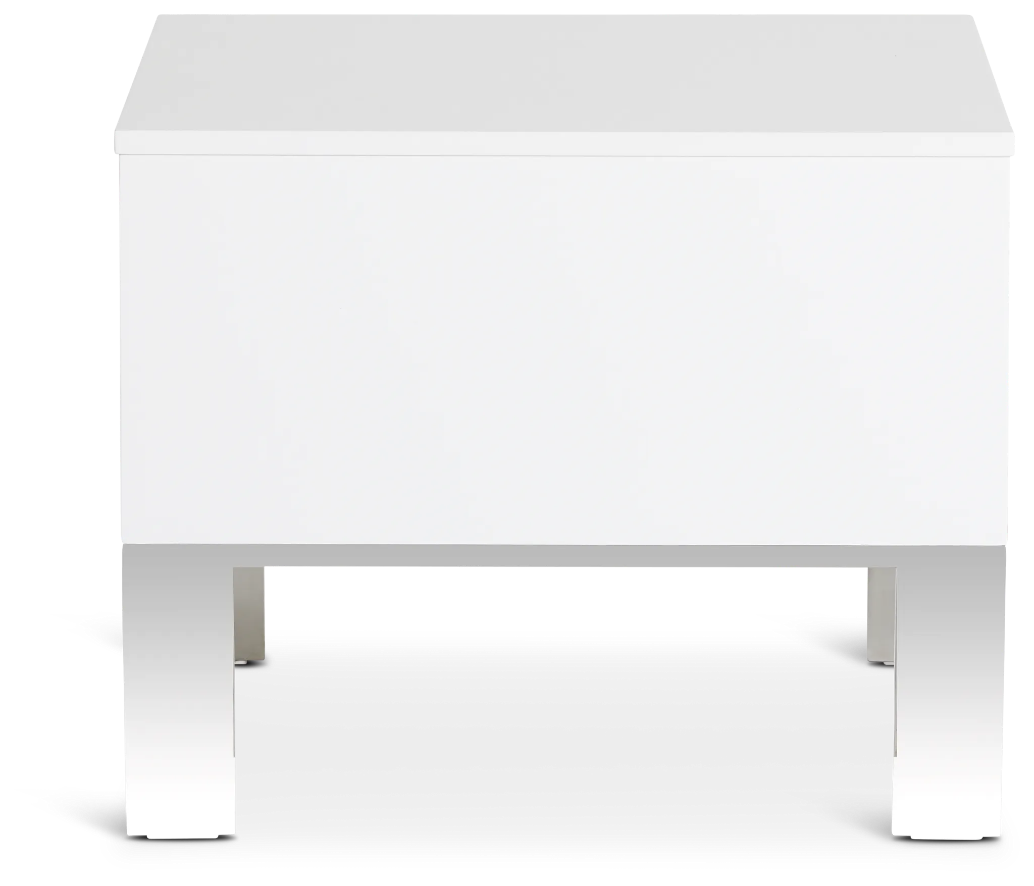 Vancouver White Square End Table