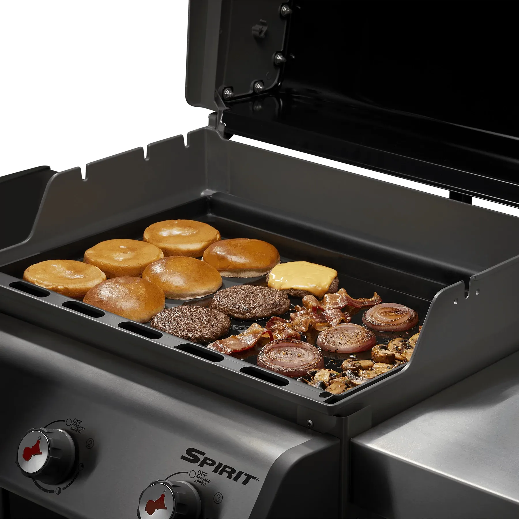 Weber Full Size Spirit Griddle Insert Black Griddle Insert