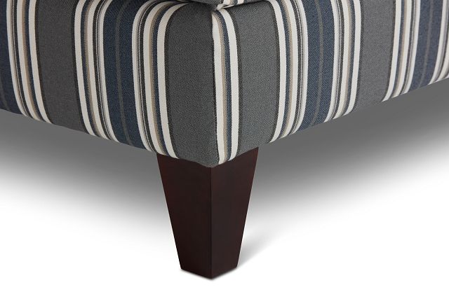 Amuse Blue Stripe Accent Chair (7)