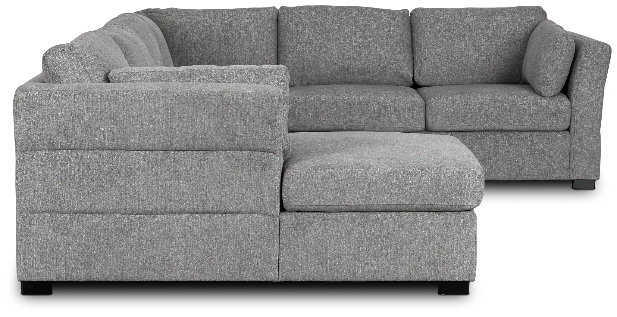 Amber Dark Gray Fabric Large Left Chaise Storage Sleeper Sectional Amber Dark Gray Fabric Large Left Chaise Storage Sleeper Sectional