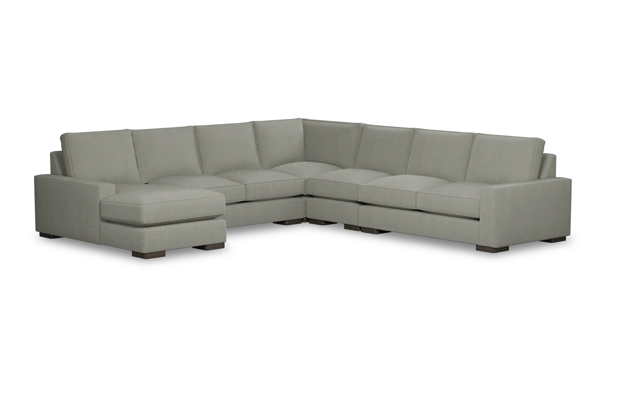 Edgewater Delray Pewter Large Left Chaise Sectional Edgewater Delray Pewter Large Left Chaise Sectional