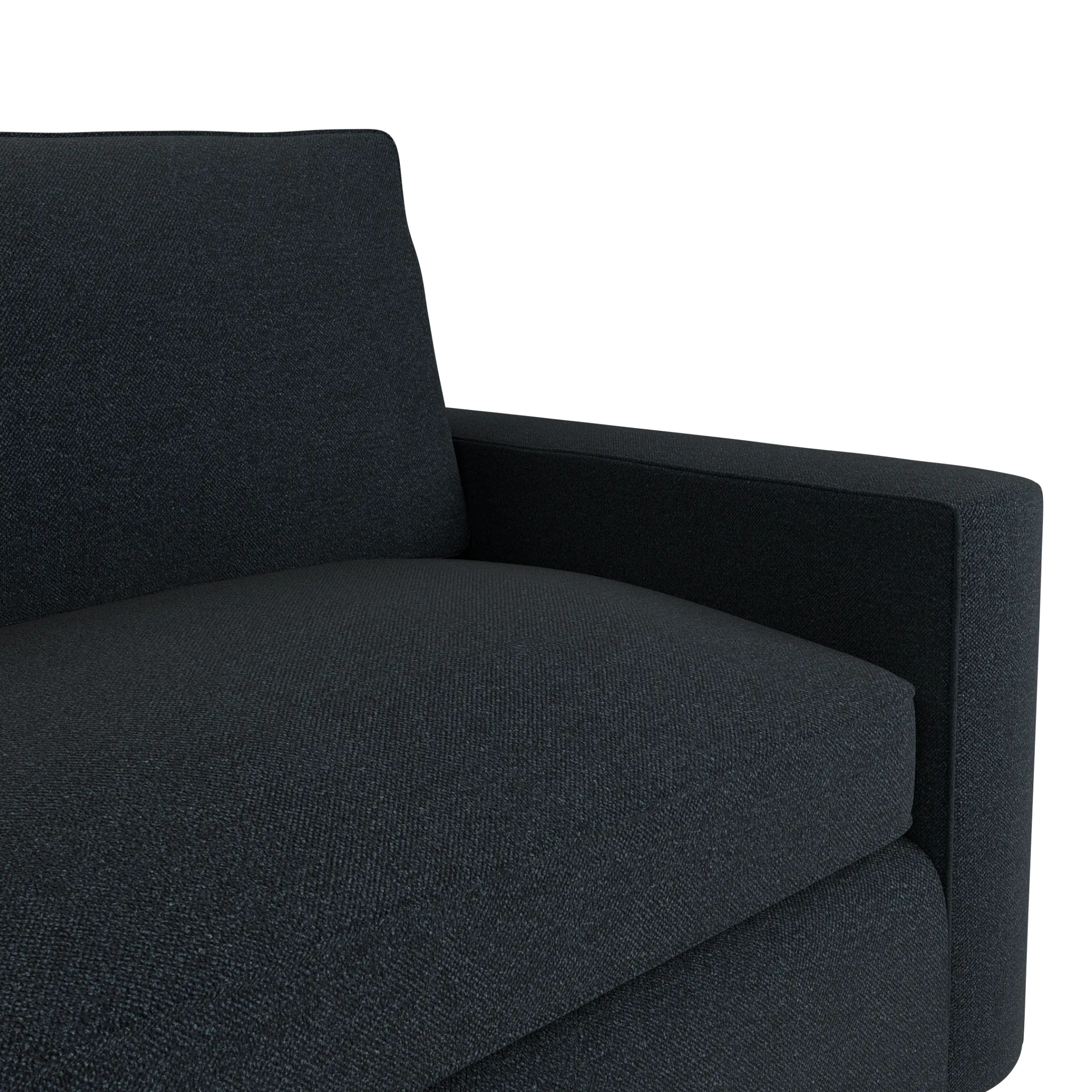 Siesta Elite Dark Blue Fabric Memory Foam Sleeper