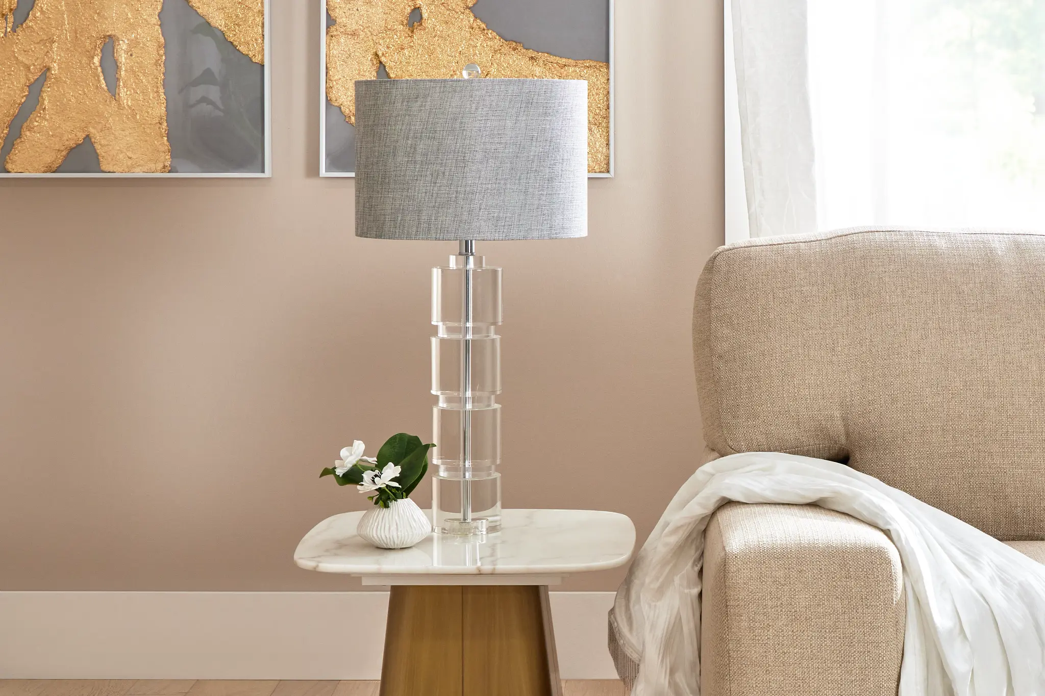 Bethany Silver Table Lamp Bethany Silver Table Lamp