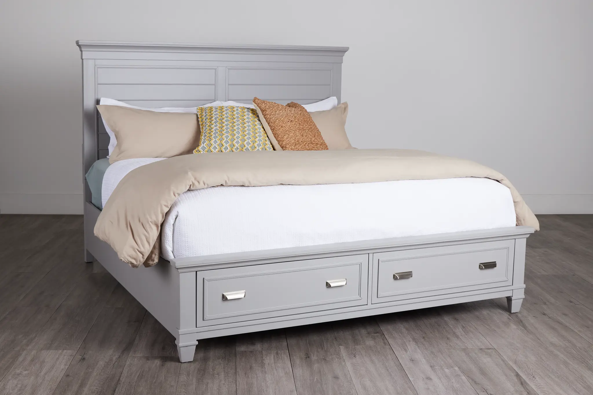 Cape Cod Gray Panel Storage Bed Cape Cod Gray Panel Storage Bed