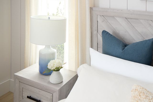 Maren Blue Ceramic Table Lamp