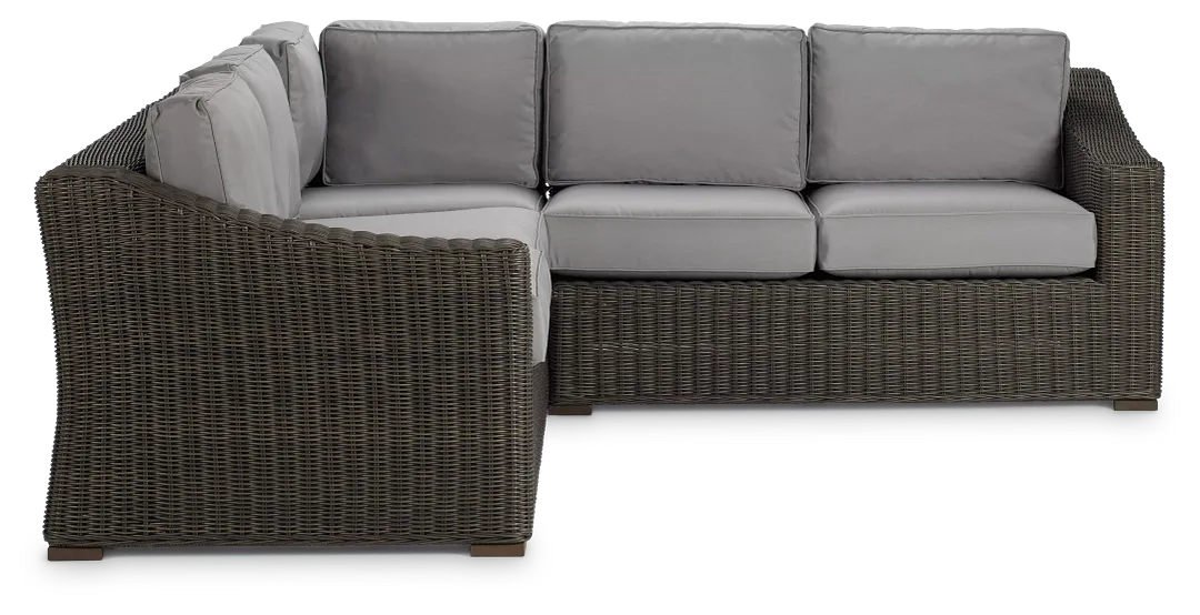Canyon Gray Small Two-arm Sectional