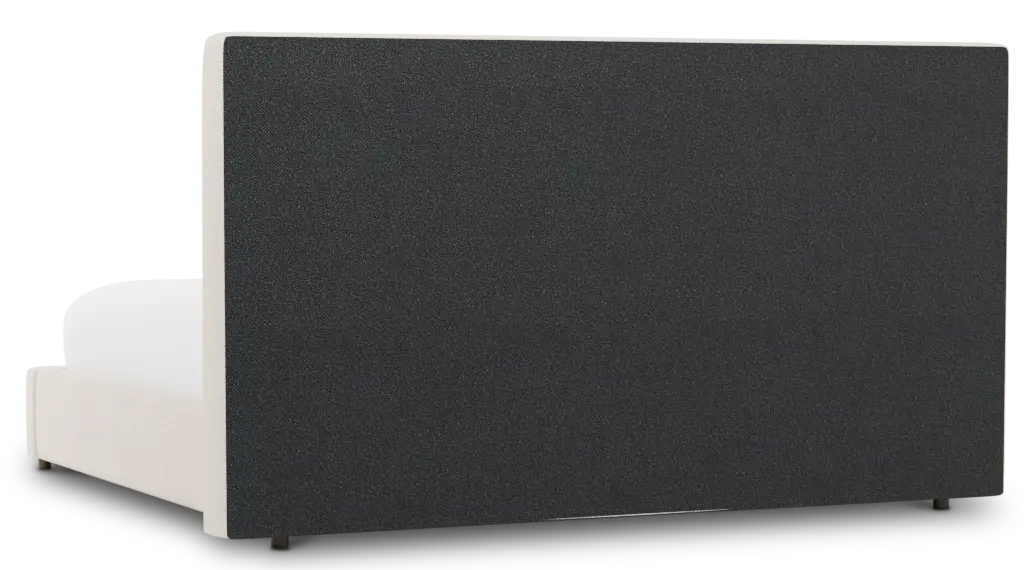 Grayton Revenue Beige 54" Upholstered Platform Bed Grayton Revenue Beige 54" Upholstered Platform Bed