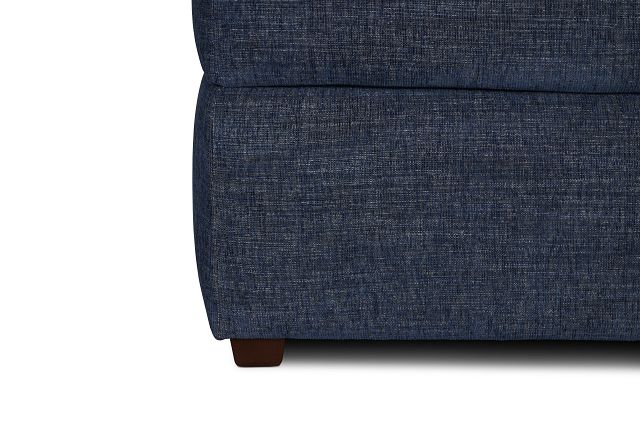 Davis Dark Blue Micro Ottoman