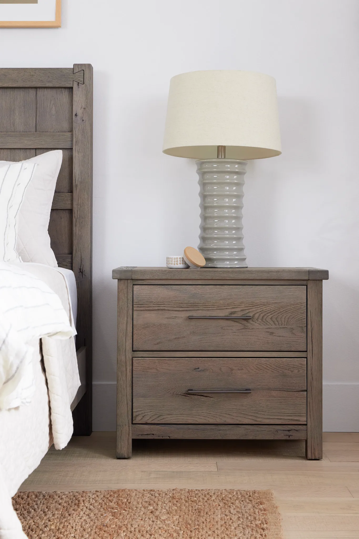 Salt Lake Gray Nightstand