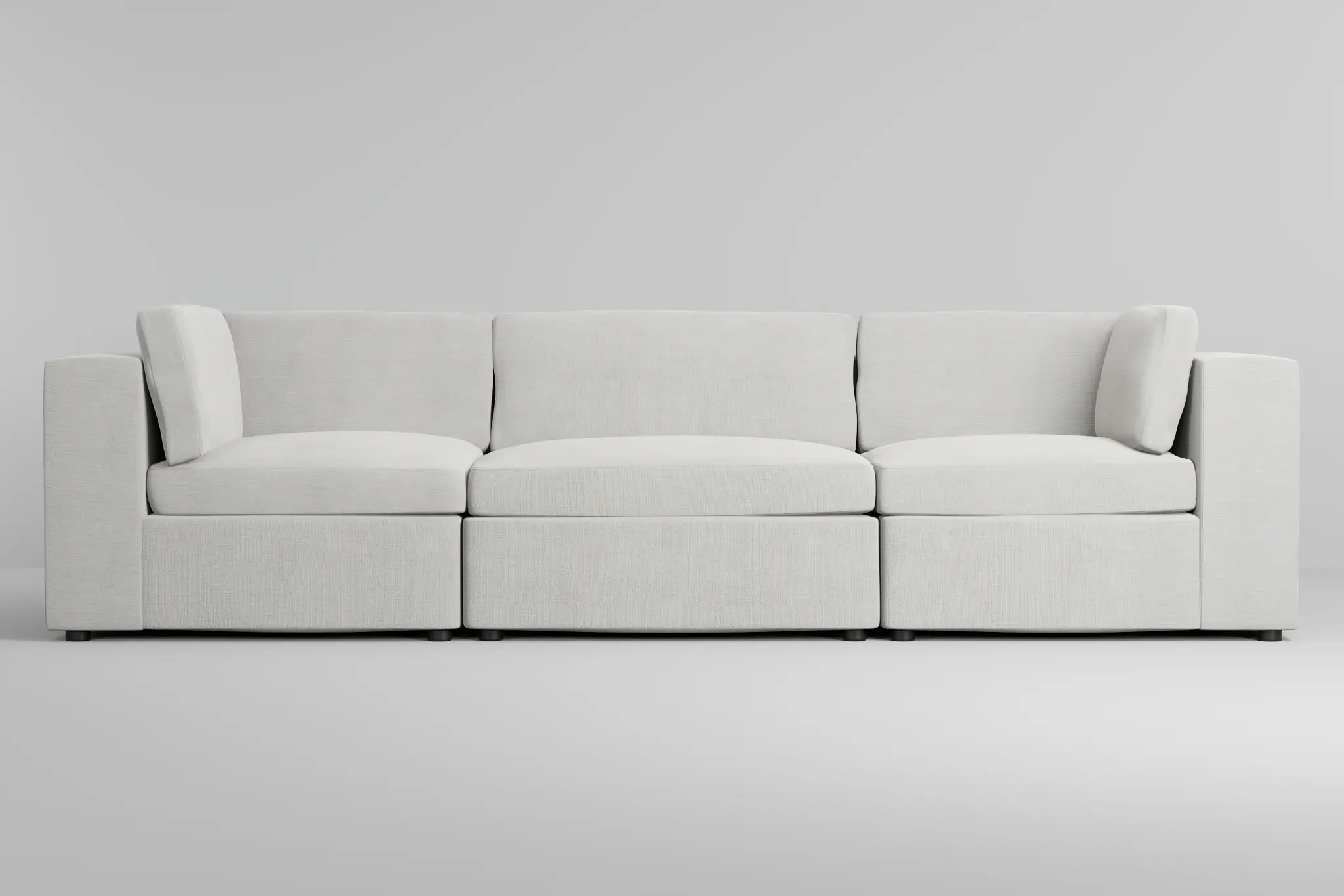 Destin Maguire Ivory Fabric 3-piece Modular Sofa Destin Maguire Ivory Fabric 3-piece Modular Sofa