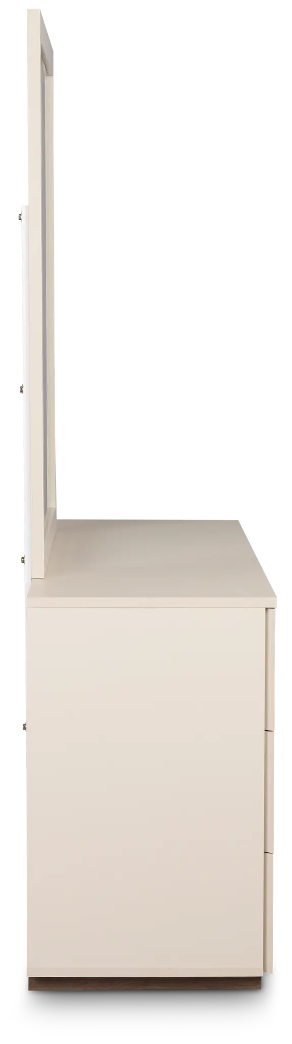 Brasilia Light Beige Dresser & Mirror Brasilia Light Beige Dresser & Mirror