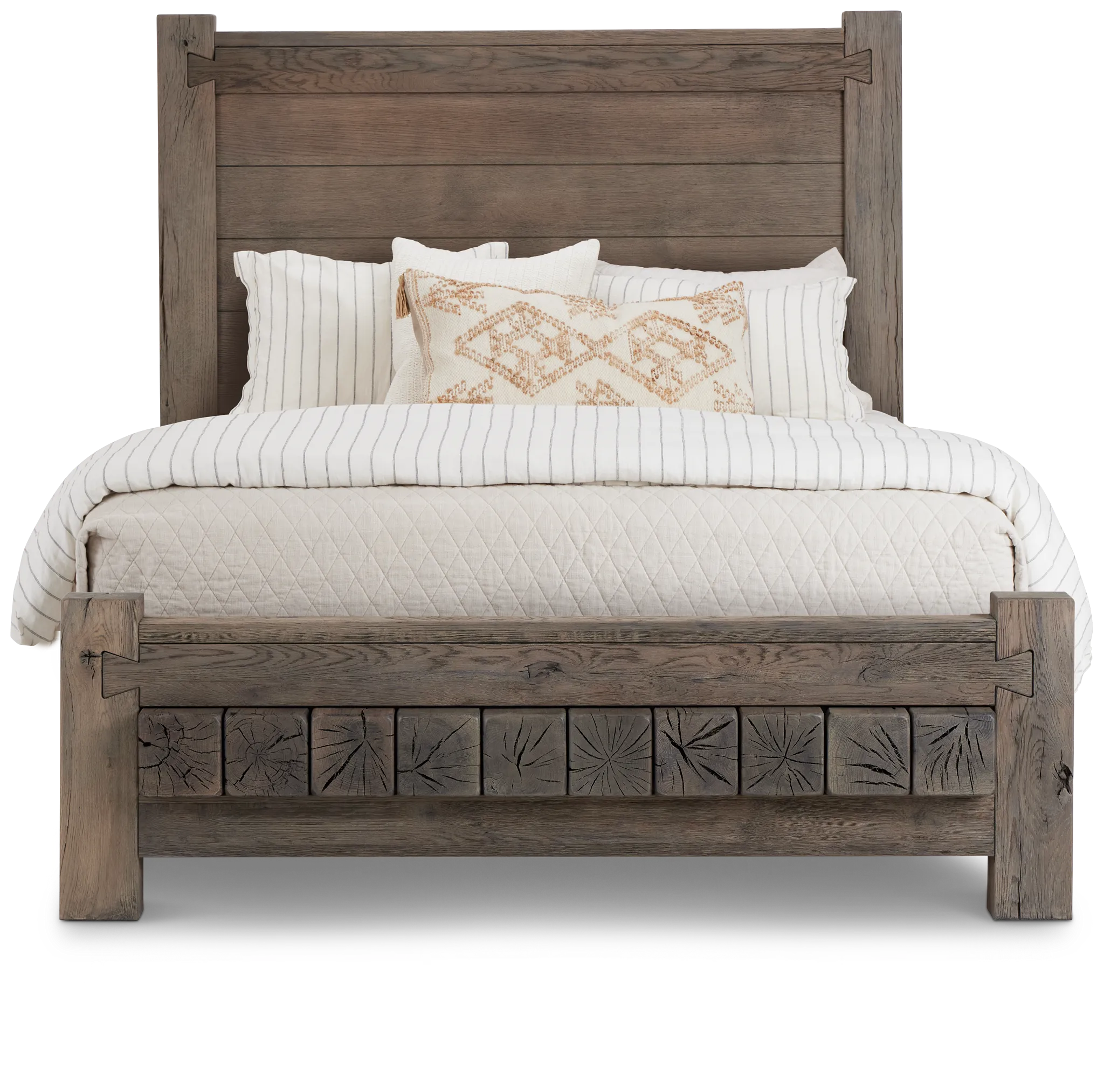 Salt Lake Gray Platform Bed