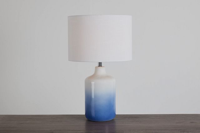 Maren Blue Ceramic Table Lamp