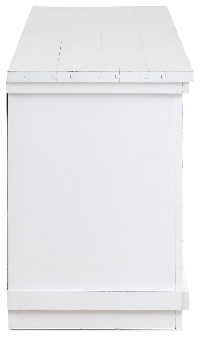 Willow White 74" Tv Stand