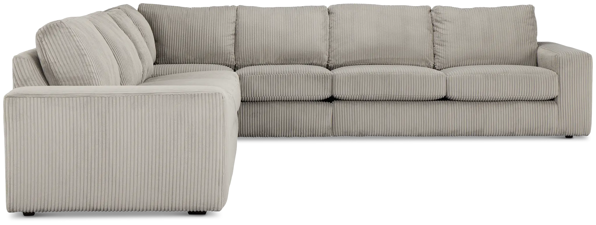 Charlie Gray Fabric Large Two-arm Sectional Charlie Gray Fabric Large Two-arm Sectional