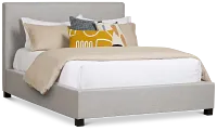 Monica Light Gray Uph Platform Bed