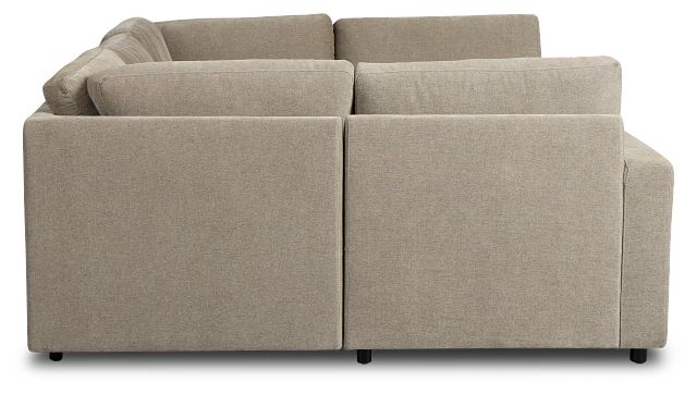 Addie Gray Fabric 6-piece Pit Storage Sectional