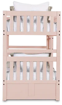Charleston Pink Storage Bunk Bed