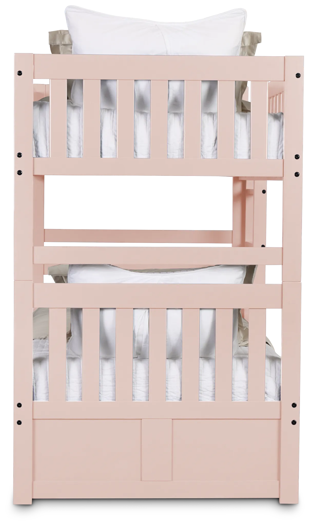 Charleston Pink Storage Bunk Bed