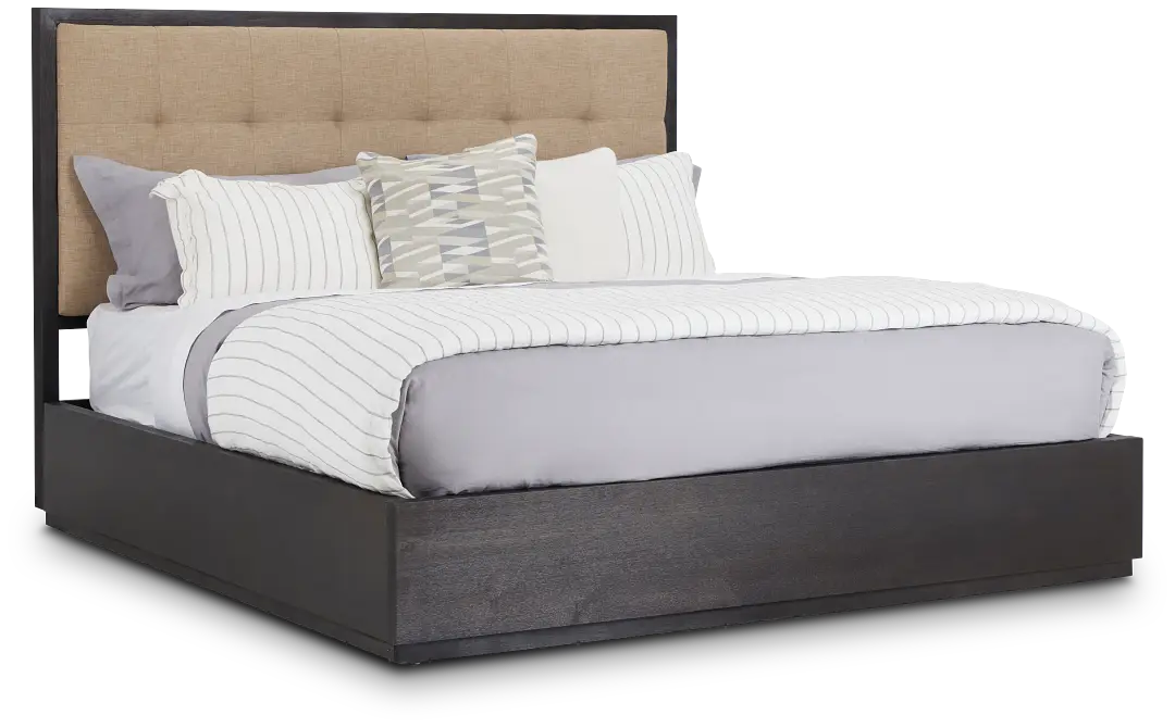 Madden Dark Tone Wood Platform Bed Madden Dark Tone Wood Platform Bed