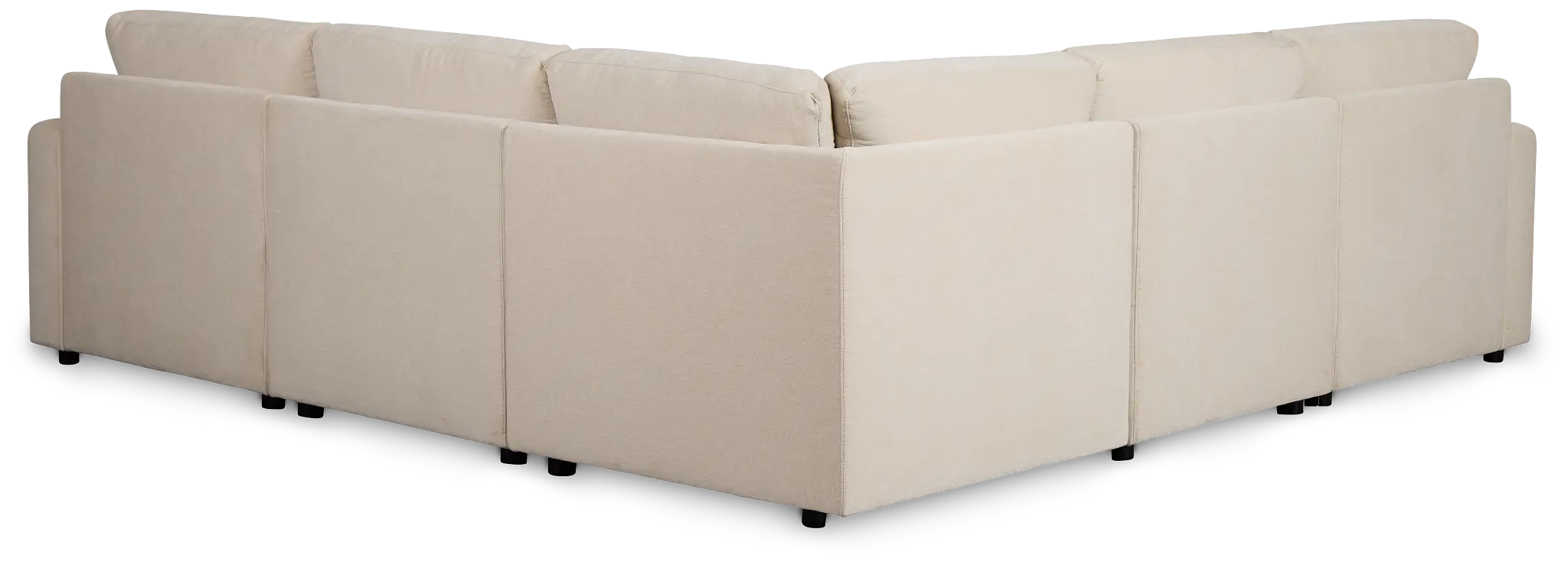 Addie Beige Fabric Small 2-arm Storage Sectional Addie Beige Fabric Small 2-arm Storage Sectional
