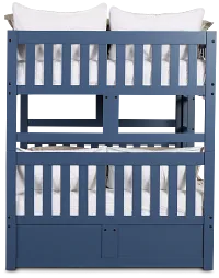 Charleston Dark Blue Bunk Bed