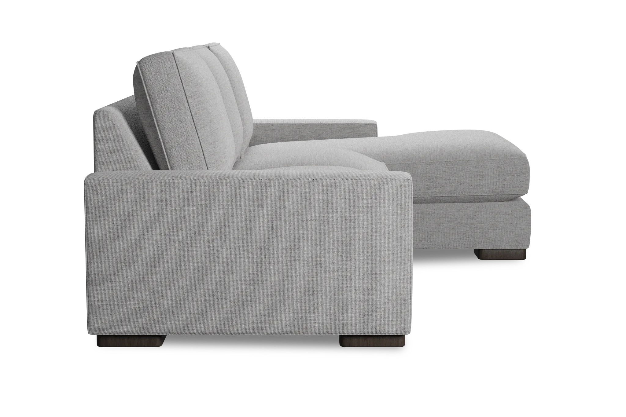 Edgewater Maguire Gray Right Chaise Sectional