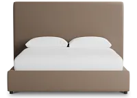 Grayton Joya Beige 54" Upholstered Platform Bed