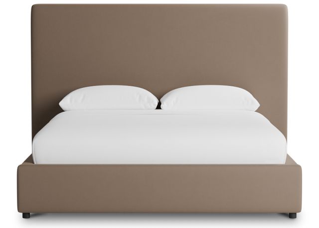 Grayton Joya Beige 54" Upholstered Platform Bed