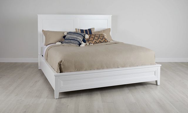 Nantucket White Panel Bed