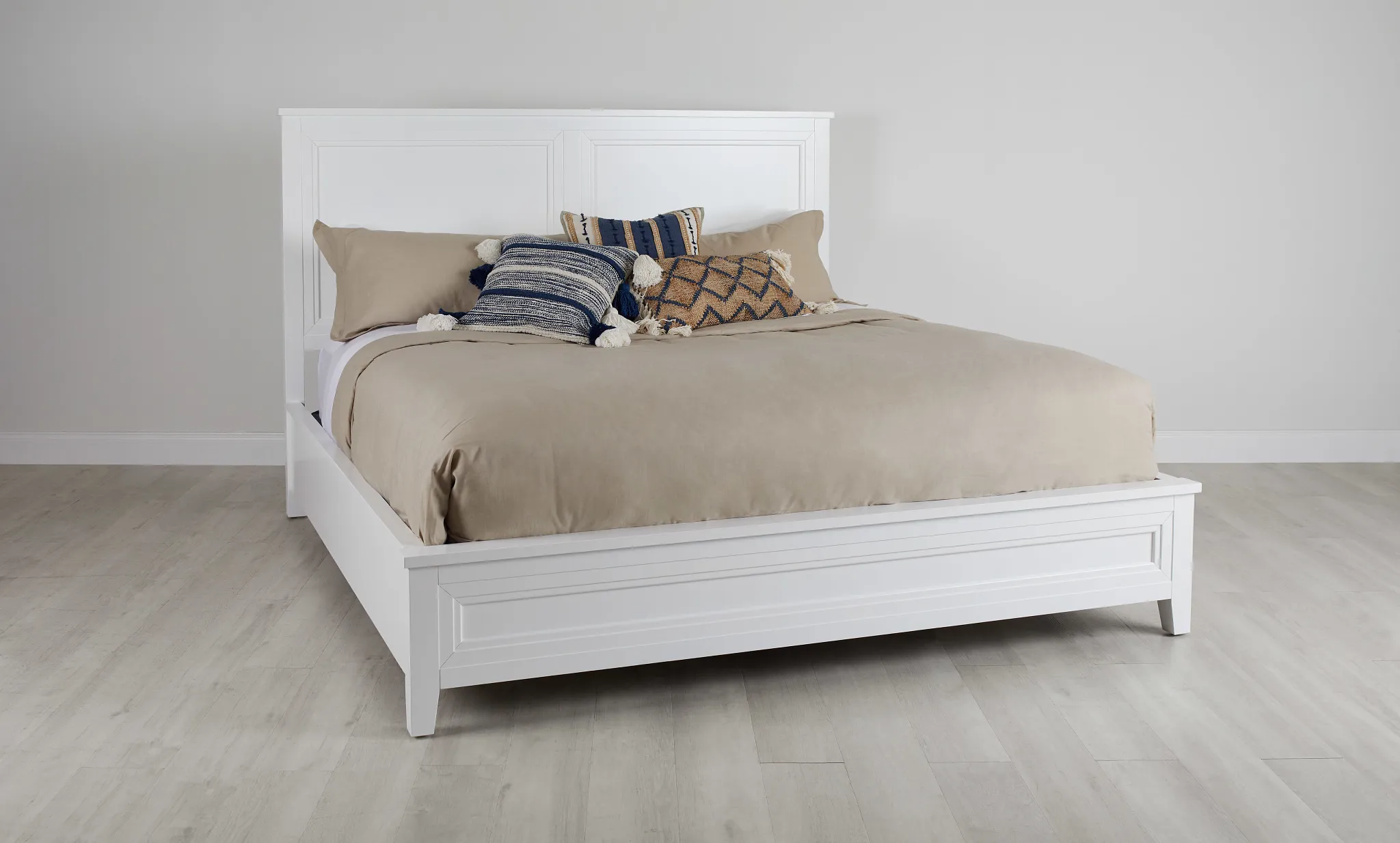 Nantucket White Panel Bed