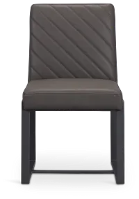 Harlem Gray Upholstered Side Chair