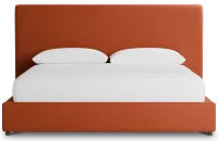 Grayton Joya Orange 54" Upholstered Platform Bed