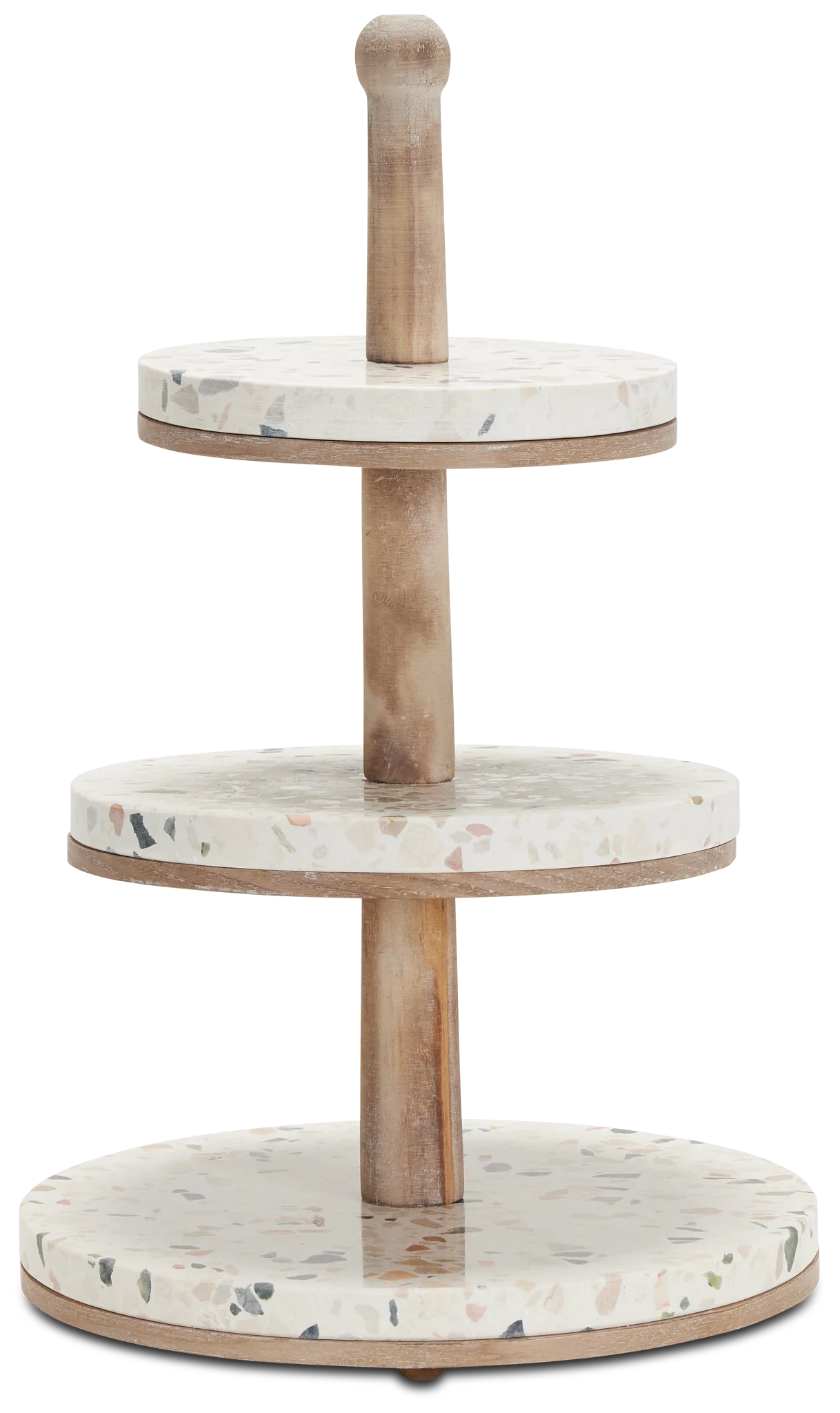 Carson White 3-tier Tray