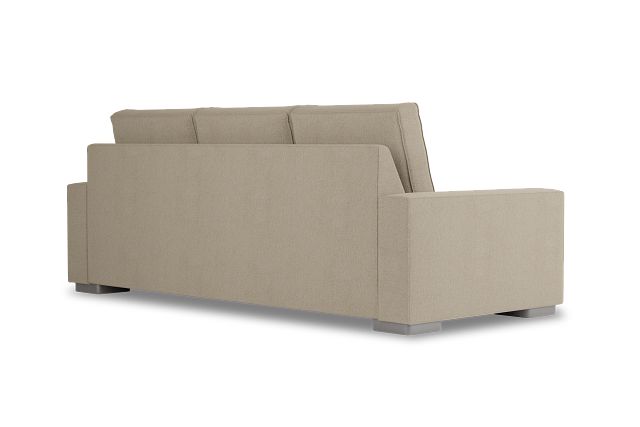 Edgewater Elite Taupe 96" Sofa W/ 3 Cushions