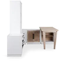 Boca Grande Light Tone Large L Wall Desk