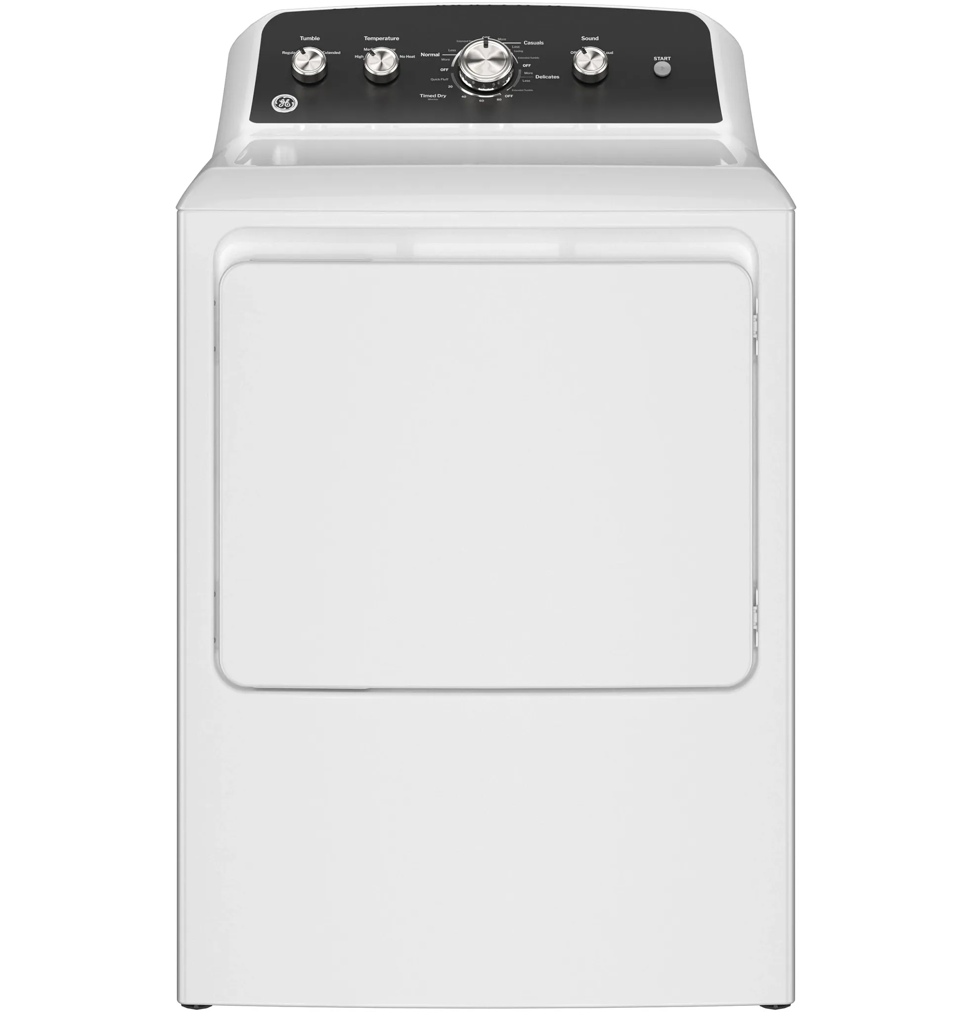 Ge Profile 48 Series White Front Load Gas Dryer