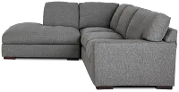 Veronica Dark Gray Down Left Bumper Sectional