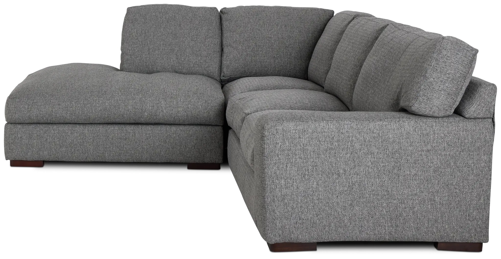 Veronica Dark Gray Down Left Bumper Sectional Veronica Dark Gray Down Left Bumper Sectional