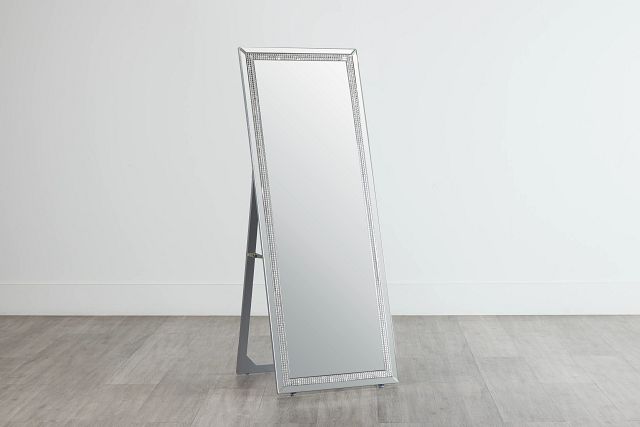 Cheval Silver Floor Mirror